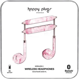 Happy Plugs Earbud Plus Wireless II Pink Marble