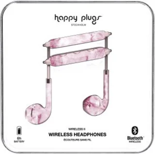 Happy Plugs Earbud Plus Wireless II Pink Marble