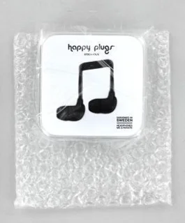 Happy Plugs In-ear Oordopjes Zwart