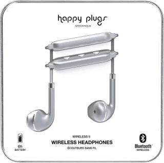 Happy Plugs Wireless II Draadloze In-Ear Bluetooth Headset Grijs