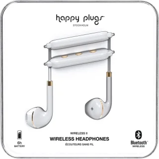 Happy Plugs Wireless II Draadloze In-Ear Headset Wit