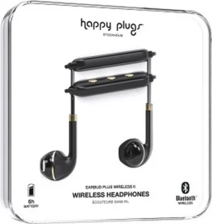 Happy Plugs Wireless II In-Ear Bluetooth Headset Zwart/Goud