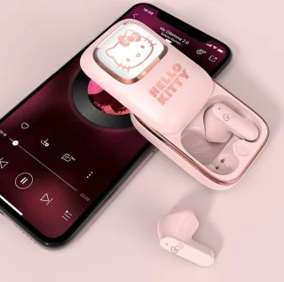 Hello Kitty draadloze Bluetooth oordopjes met oplaadcase