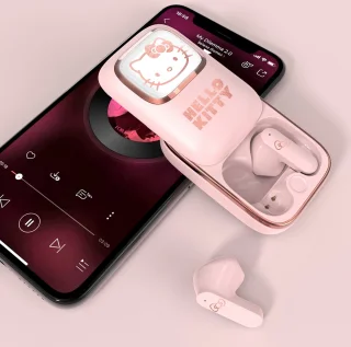 Hello Kitty draadloze Bluetooth oordopjes met oplaadcase