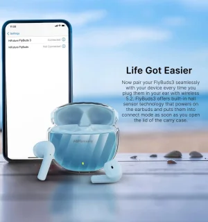 HiFuture Flybuds 3 Draadloze Bluetooth 5.3 In Ear Oordopjes Zwart