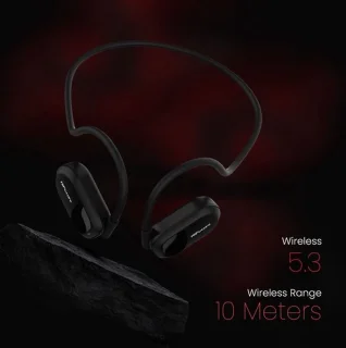 HiFuture Future Mate 5.3 Bluetooth Bone Conduction Sportkoptelefoon Wit
