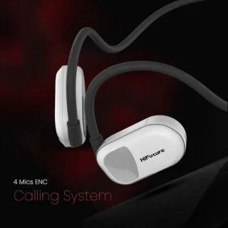 HiFuture Future Mate 5.3 Bluetooth Bone Conduction Sportkoptelefoon Wit