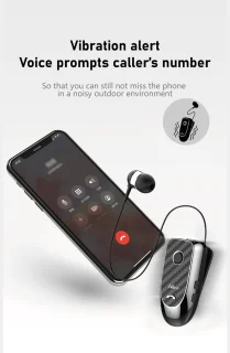 hileo hi60 Bluetooth clip headset zwart