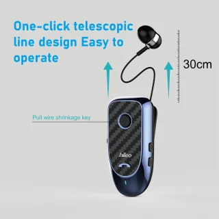 hileo hi60 Bluetooth clip headset zwart