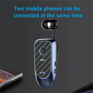 hileo hi60 Bluetooth clip headset zwart