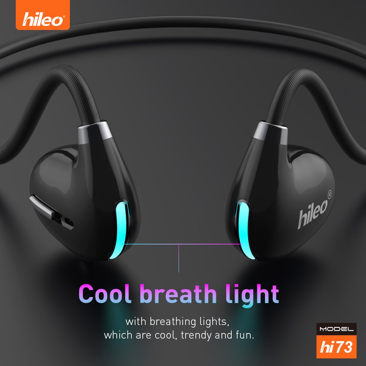 hileo hi73 Draadloze Open-Ear Bluetooth Oordopjes Wit