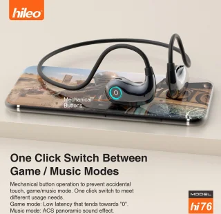 hileo hi76 Draadloze Open-Ear Oordopjes Wit