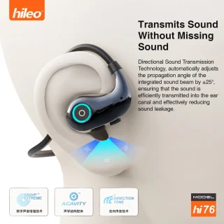 hileo hi76 Draadloze Open-Ear Oordopjes Wit