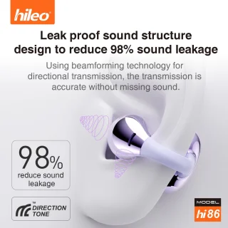 hileo hi86 Draadloze Oordopjes Donkergrijs