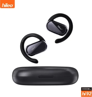 hileo Hi92 Draadloze Open-Ear Oordopjes Zwart