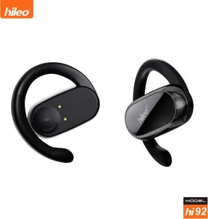 hileo Hi92 Draadloze Open-Ear Oordopjes Zwart