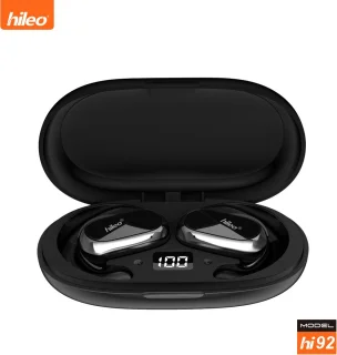 hileo Hi92 Draadloze Open-Ear Oordopjes Zwart