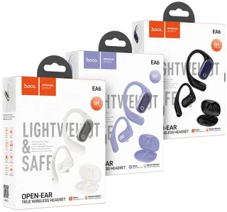 Hoco EA6 Open-Ear Draadloze Oordopjes Wit
