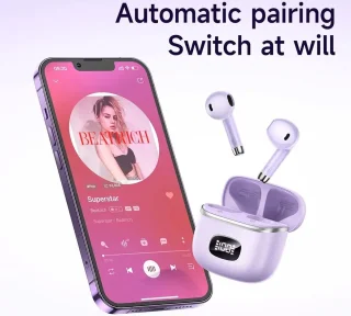Hoco EQ1 True Wireless Bluetooth Oordopjes Zwart