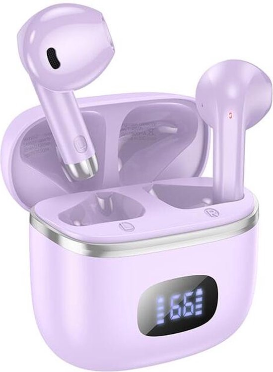 Hoco EQ1 True Wireless Oordopjes Paars