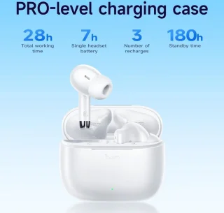 Hoco EQ2 True Wireless Bluetooth 5.3 Oordopjes Wit