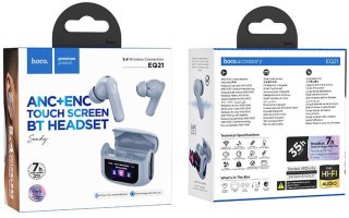 Wat vinden we goed aan de Hoco EQ21 Draadloze oordopjes Blauw