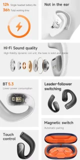 Hoco EQ4 Draadloze Over-Ear Headset Zwart