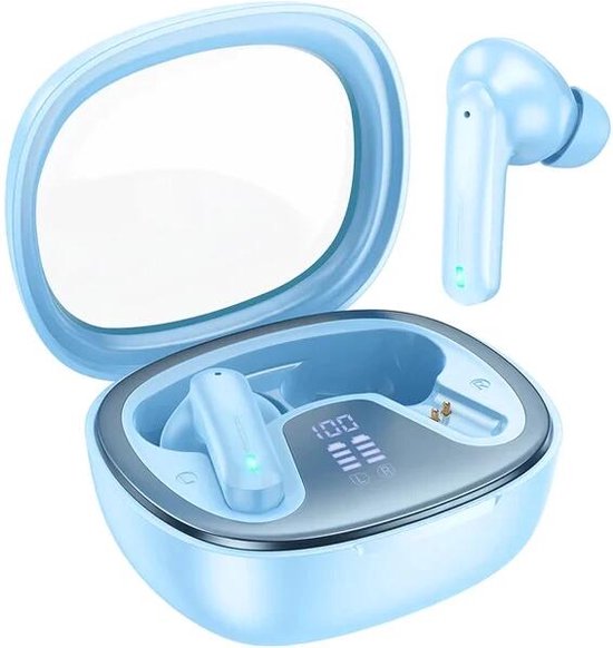 Hoco EQ6 Bluetooth 5.3 Draadloze Oortjes Blauw