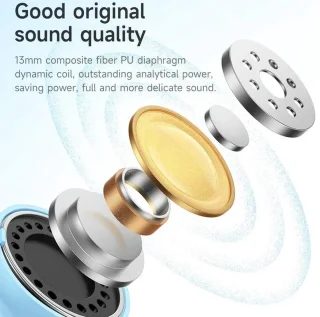 Hoco EQ6 Draadloze Bluetooth Oordopjes Paars