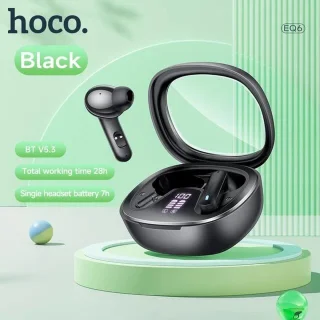 Hoco EQ6 Draadloze Bluetooth Oortjes Zwart