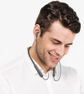 Hoco ES67 Bluetooth oordopjes nekband zwart