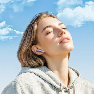Hoco EW201 Bluetooth Half In-Ear Oordoppen Paars