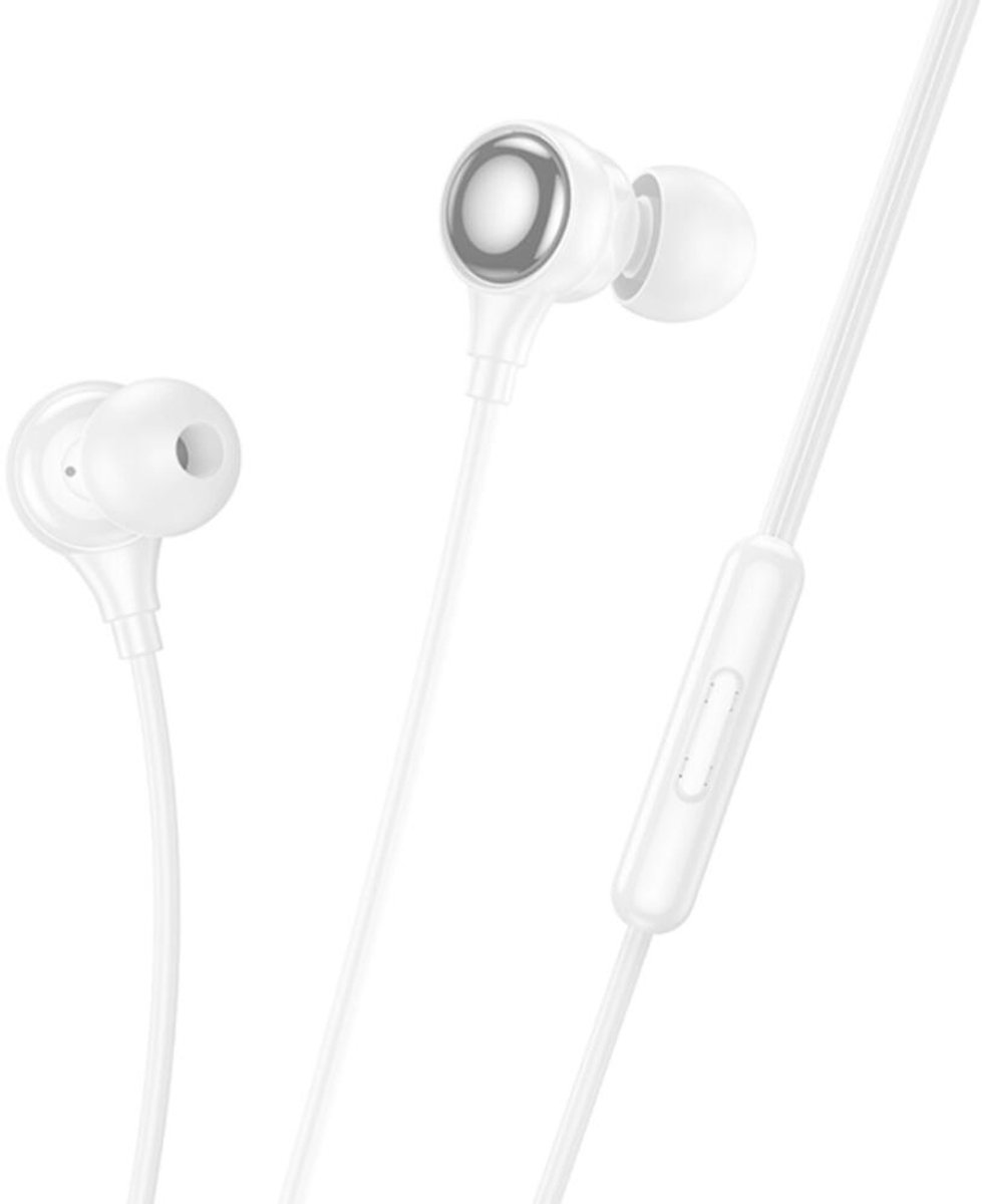 De HOCO M116 USB-C Oordopjes Wit in één oogopslag