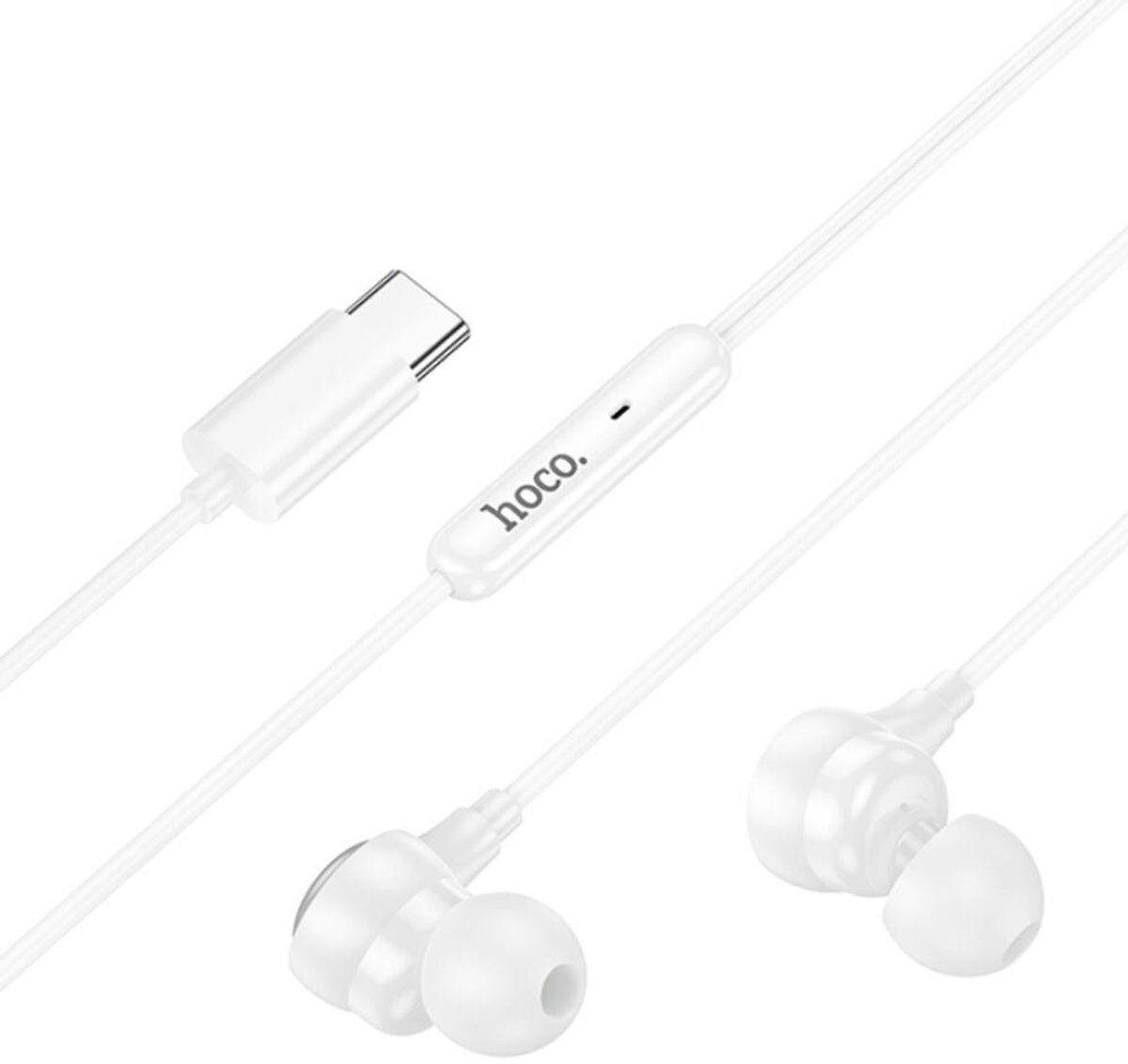 Wat vinden we goed aan de HOCO M116 USB-C Oordopjes Wit