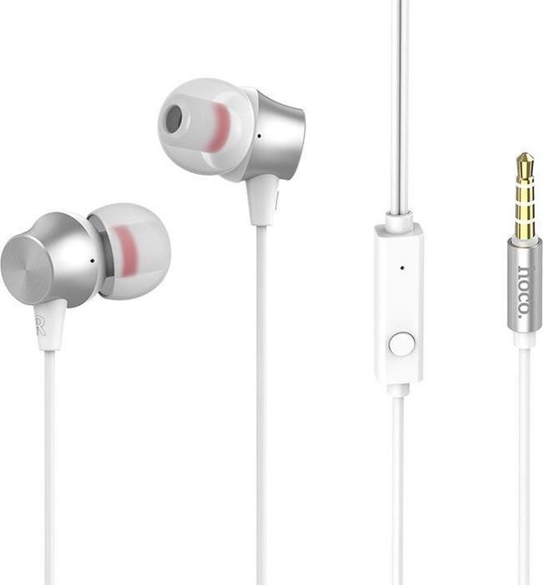 De HOCO M51 Superior Sound koptelefoon metallic zilver in één oogopslag