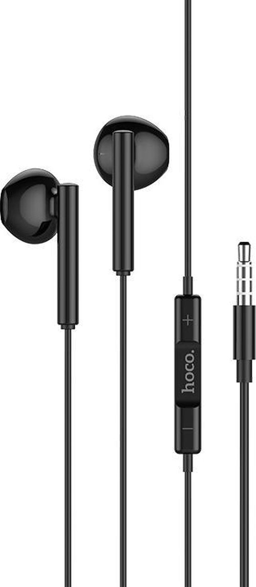 De HOCO M64 Melodious 3,5mm Oortjes met Microfoon Zwart in één oogopslag