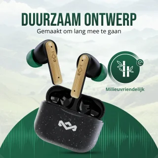 House of Marley Little Bird Draadloze Oordopjes Zwart
