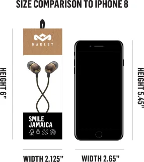 House of Marley Smile Jamaica Bedrade Oordopjes Bruin/Goud