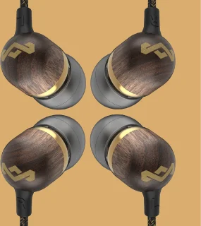 House of Marley Smile Jamaica Bedrade Oordopjes Bruin/Goud