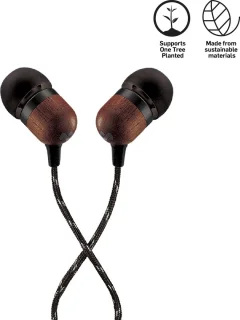 House of Marley Smile Jamaica Bedrade Oordopjes Zwart