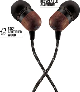 House of Marley Smile Jamaica Bedrade Oordopjes Zwart