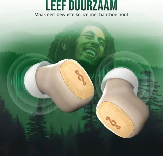 House of Marley Smile Jamaica TWS Draadloze Oordopjes Cream