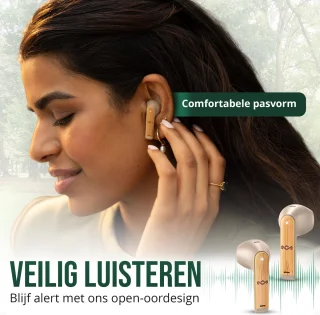 House of Marley Zion Draadloze Bluetooth Oordopjes Cream