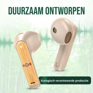 House of Marley Zion Draadloze Bluetooth Oordopjes Cream