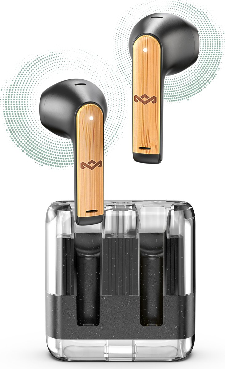 House of Marley Zion Draadloze Bluetooth Oordopjes Zwart