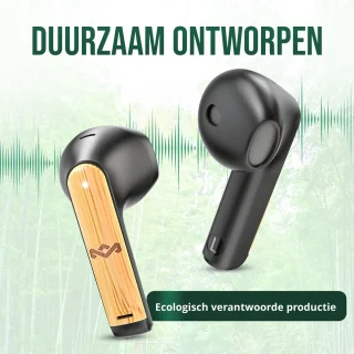 House of Marley Zion Draadloze Bluetooth Oordopjes Zwart