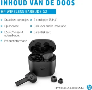 HP Wireless Earbuds G2 Zwart