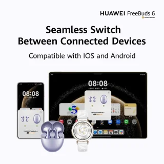 HUAWEI FreeBuds 6 Wit - Draadloze Oordopjes