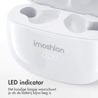 imoshion Aura Draadloze Bluetooth In-Ear Oordopjes Wit