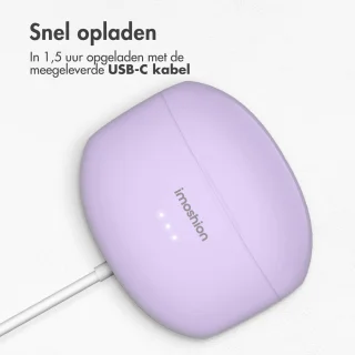 imoshion Aura Pro Draadloze In-Ear Oordopjes Lavender Lilac